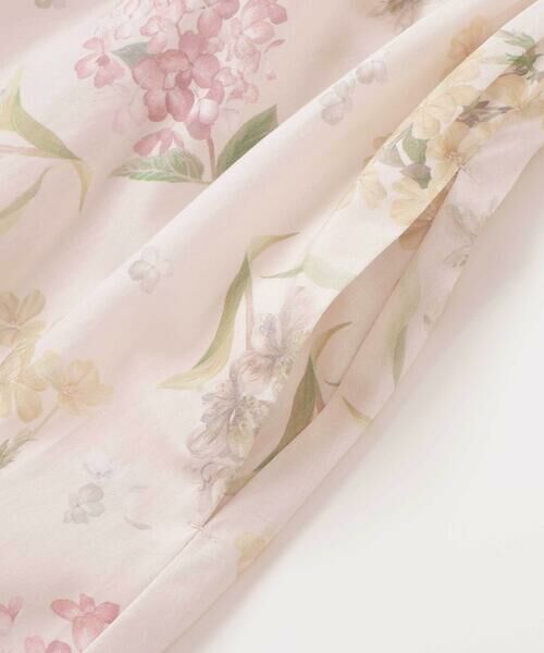 Tartine et Chocolat / タルティーヌ エ ショコラ ミニ丈・ひざ丈ワンピース | 【日本製】【お揃い】リバティMARINA'S MEADOW(マリナズ・メドゥ)丸襟半袖切り替えワンピース(100~140cm) | 詳細5