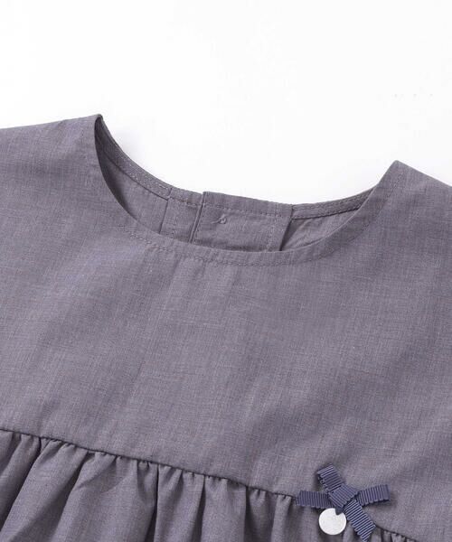 Tartine et Chocolat / タルティーヌ エ ショコラ セットアップ | リボン半袖切替ブラウス＋ハーフパンツ セットアップ(90~140cm) | 詳細11