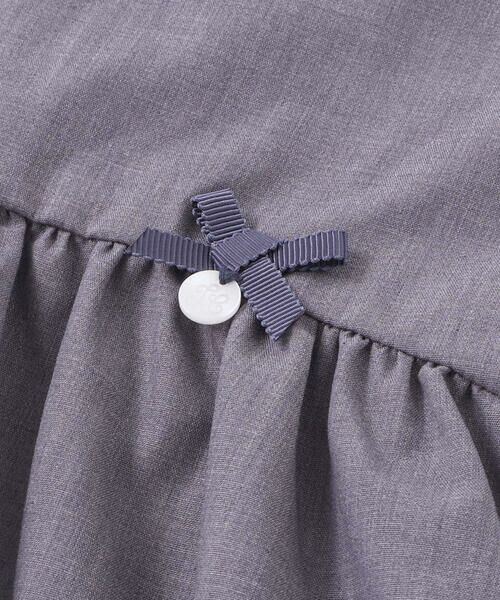 Tartine et Chocolat / タルティーヌ エ ショコラ セットアップ | リボン半袖切替ブラウス＋ハーフパンツ セットアップ(90~140cm) | 詳細13