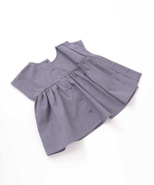 Tartine et Chocolat / タルティーヌ エ ショコラ セットアップ | リボン半袖切替ブラウス＋ハーフパンツ セットアップ(90~140cm) | 詳細15