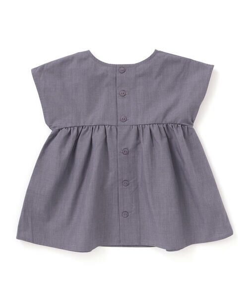 Tartine et Chocolat / タルティーヌ エ ショコラ セットアップ | リボン半袖切替ブラウス＋ハーフパンツ セットアップ(90~140cm) | 詳細9