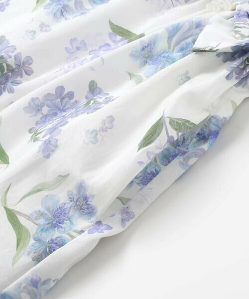 Tartine et Chocolat / タルティーヌ エ ショコラ ドレス | 【日本製】【お揃い】リバティMARINA'S MEADOW(マリナズ・メドゥ)ノースリーブリボンワンピース(90~140cm) | 詳細12