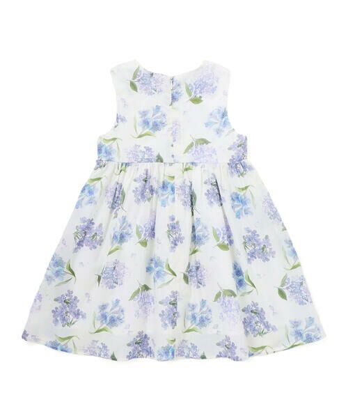 Tartine et Chocolat / タルティーヌ エ ショコラ ドレス | 【日本製】【お揃い】リバティMARINA'S MEADOW(マリナズ・メドゥ)ノースリーブリボンワンピース(90~140cm) | 詳細7