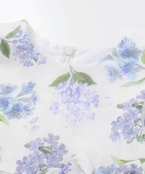 Tartine et Chocolat / タルティーヌ エ ショコラ ドレス | 【日本製】【お揃い】リバティMARINA'S MEADOW(マリナズ・メドゥ)ノースリーブリボンワンピース(90~140cm) | 詳細8