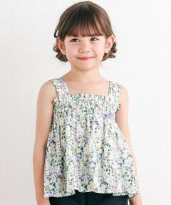 Tartine et Chocolat / タルティーヌ エ ショコラ シャツ・ブラウス | 【日本製】【お揃い】デジタルフラワープリントキャミソールブラウス(100~140cm)