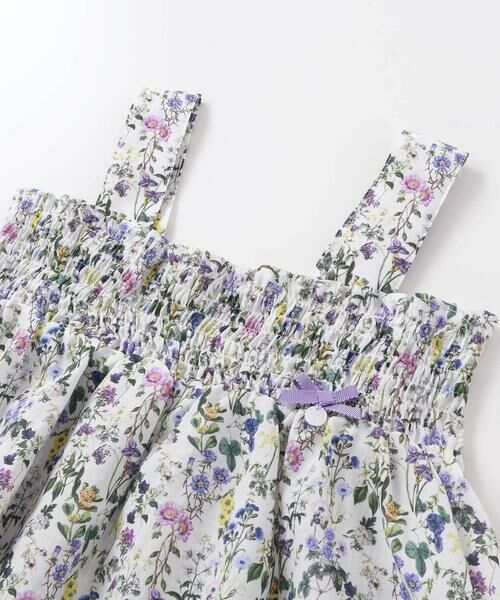 Tartine et Chocolat / タルティーヌ エ ショコラ シャツ・ブラウス | 【日本製】【お揃い】デジタルフラワープリントキャミソールブラウス(100~140cm) | 詳細6