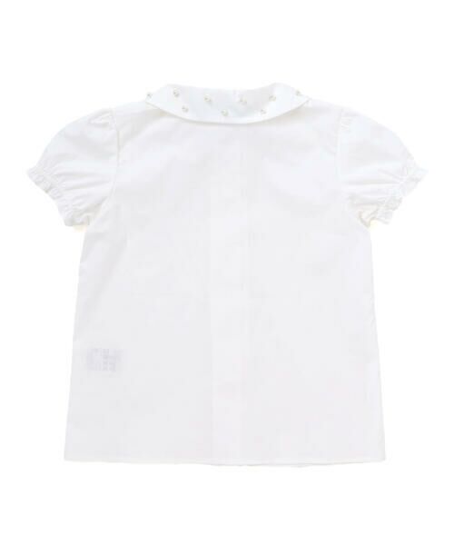 Tartine et Chocolat / タルティーヌ エ ショコラ シャツ・ブラウス | タイプライターパール襟ブラウス(90~140cm) | 詳細3