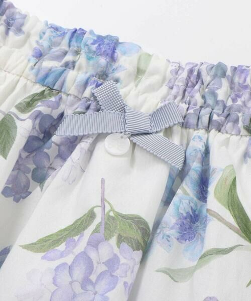 Tartine et Chocolat / タルティーヌ エ ショコラ ショート・ハーフ・半端丈パンツ | 【日本製】【お揃い】リバティMARINA'S MEADOW(マリナズ・メドゥ)スカートパンツ(100~140cm) | 詳細9