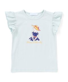 【新品タグ付】 タルティーヌ エ ショコラ リバティ キュロット リボンTシャツ 新品】 タルティーヌエショコラ キュロット Tシャツ リボン