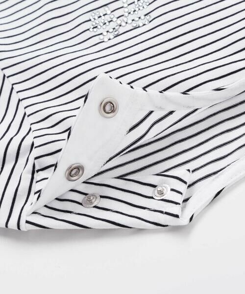 Tartine et Chocolat / タルティーヌ エ ショコラ Tシャツ | 【日本製】【お揃い】リボンラインストーンの半袖Tシャツ(90~140cm) | 詳細13