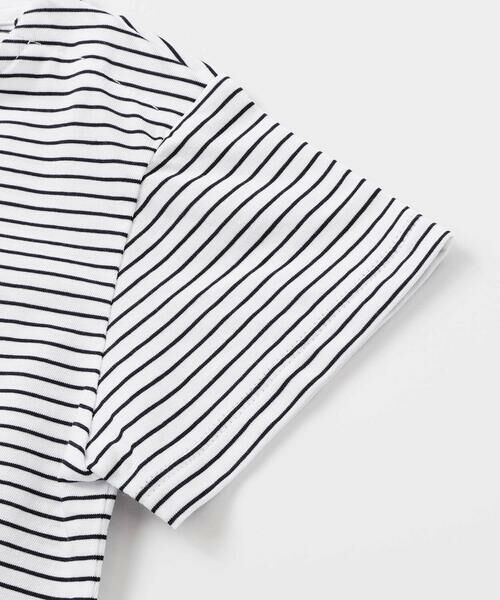 Tartine et Chocolat / タルティーヌ エ ショコラ Tシャツ | 【日本製】【お揃い】リボンラインストーンの半袖Tシャツ(90~140cm) | 詳細14