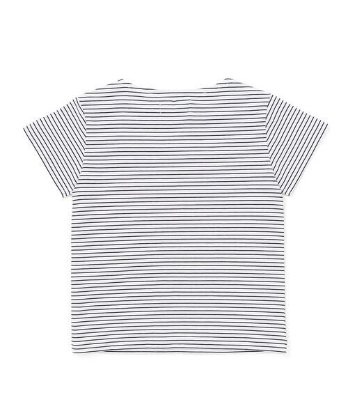 Tartine et Chocolat / タルティーヌ エ ショコラ Tシャツ | 【日本製】【お揃い】リボンラインストーンの半袖Tシャツ(90~140cm) | 詳細10