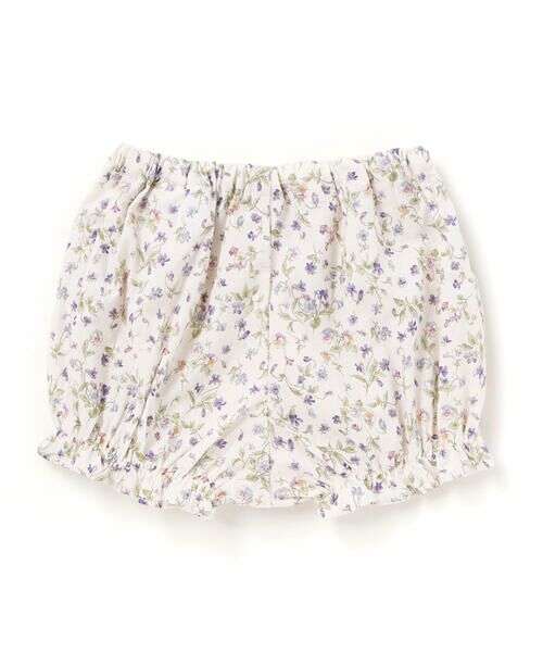 Tartine et Chocolat / タルティーヌ エ ショコラ セットアップ | 【お揃い】すみれ花プリントはしごレースブルマ付きワンピースベビー（70〜90cm） | 詳細5