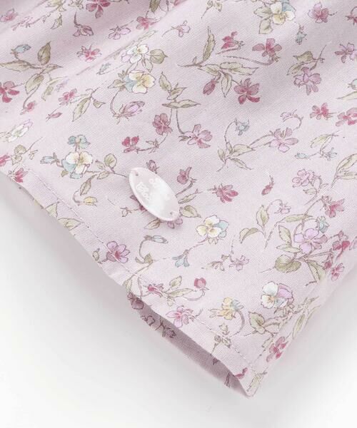 Tartine et Chocolat / タルティーヌ エ ショコラ セットアップ | 【お揃い】すみれ花プリントはしごレースブルマ付きワンピースベビー（70〜90cm） | 詳細11