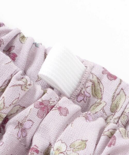 Tartine et Chocolat / タルティーヌ エ ショコラ セットアップ | 【お揃い】すみれ花プリントはしごレースブルマ付きワンピースベビー（70〜90cm） | 詳細17