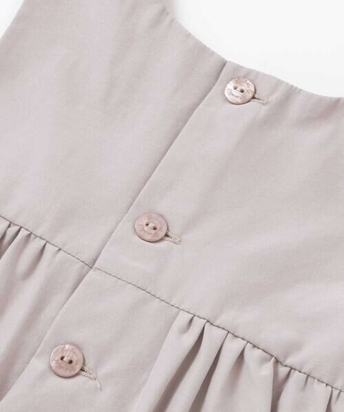 Tartine et Chocolat / タルティーヌ エ ショコラ セットアップ | 配色リボンテープべビースーツ（70〜90cm） | 詳細10