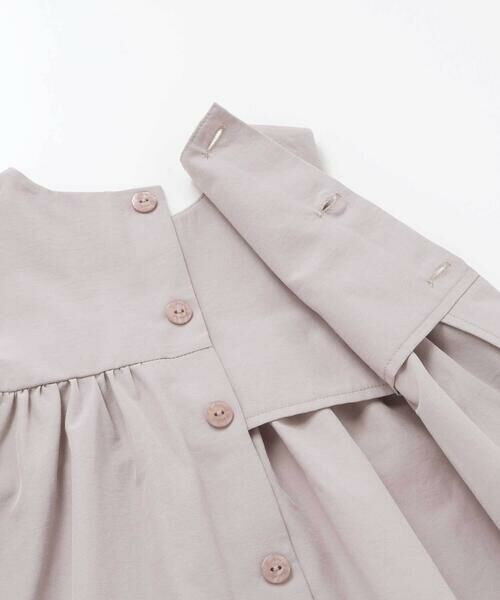 Tartine et Chocolat / タルティーヌ エ ショコラ セットアップ | 配色リボンテープべビースーツ（70〜90cm） | 詳細12