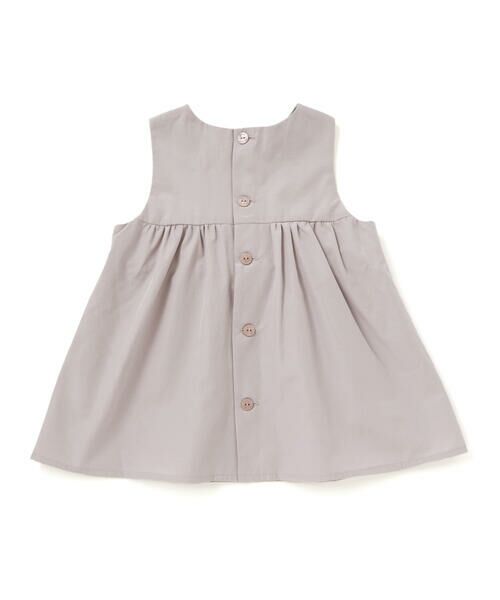 Tartine et Chocolat / タルティーヌ エ ショコラ セットアップ | 配色リボンテープべビースーツ（70〜90cm） | 詳細3