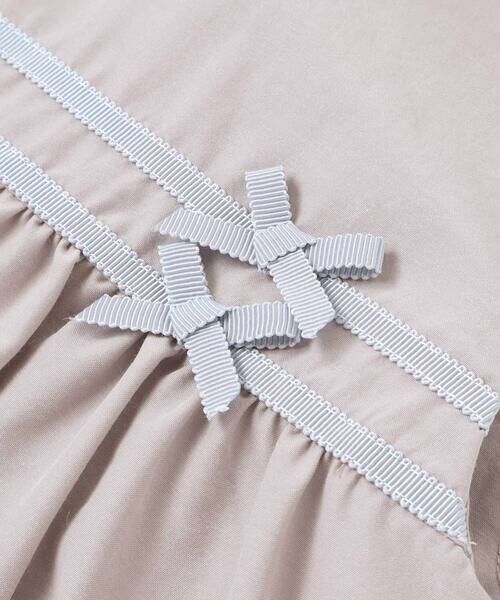 Tartine et Chocolat / タルティーヌ エ ショコラ セットアップ | 配色リボンテープべビースーツ（70〜90cm） | 詳細8