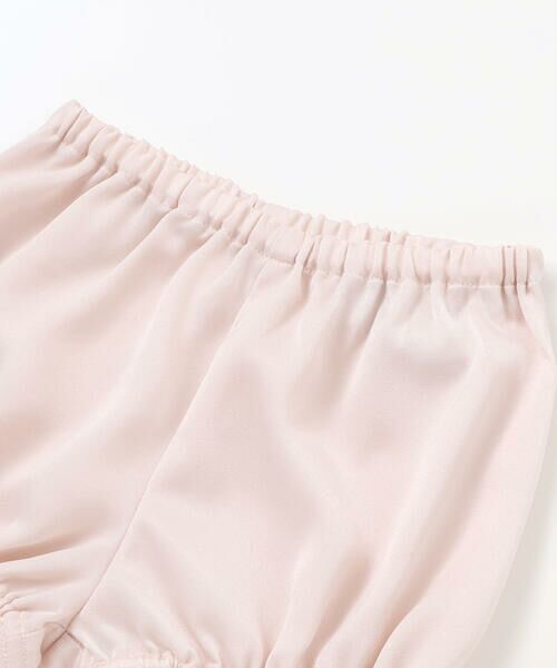 Tartine et Chocolat / タルティーヌ エ ショコラ ベビー・キッズウエア | 【日本製】シルデューサテン×オーガンジーパールベルトブルマ付きドレスベビー(70〜90cm) | 詳細17