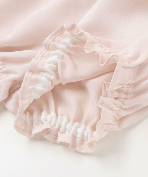 Tartine et Chocolat / タルティーヌ エ ショコラ ベビー・キッズウエア | 【日本製】シルデューサテン×オーガンジーパールベルトブルマ付きドレスベビー(70〜90cm) | 詳細18