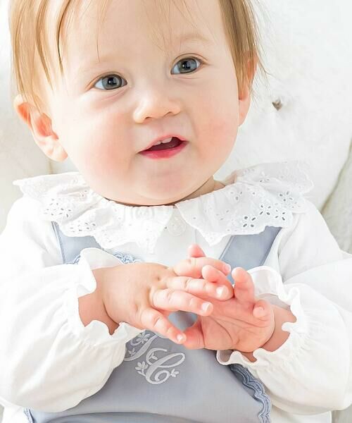 Tartine et Chocolat / タルティーヌ エ ショコラ その他トップス | スカラップ襟レースブラウスベビー（70〜90cm） | 詳細3