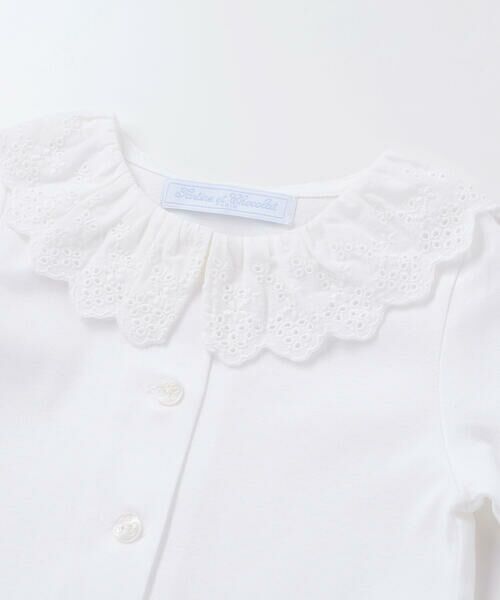 Tartine et Chocolat / タルティーヌ エ ショコラ その他トップス | スカラップ襟レースブラウスベビー（70〜90cm） | 詳細5