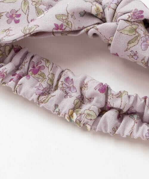 Tartine et Chocolat / タルティーヌ エ ショコラ その他雑貨 | 【お揃い】すみれ花プリントヘアバンドベビー | 詳細6