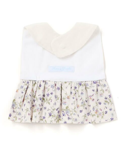 Tartine et Chocolat / タルティーヌ エ ショコラ その他雑貨 | 【お揃い】すみれ花プリントフリルスタイベビー | 詳細3