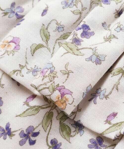 Tartine et Chocolat / タルティーヌ エ ショコラ その他雑貨 | 【お揃い】すみれ花プリントフリルスタイベビー | 詳細4