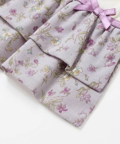 Tartine et Chocolat / タルティーヌ エ ショコラ その他雑貨 | 【お揃い】すみれ花プリントフリルスタイベビー | 詳細8
