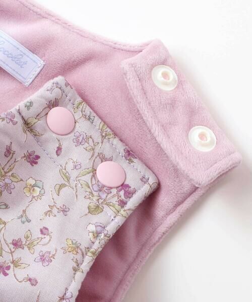 Tartine et Chocolat / タルティーヌ エ ショコラ その他雑貨 | 【お揃い】すみれ花フリーススリーパーベビー(50-90cm) | 詳細6