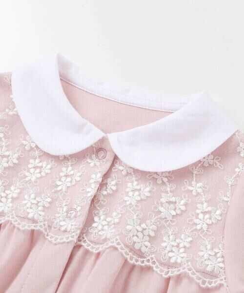 Tartine et Chocolat / タルティーヌ エ ショコラ ロンパース | 【日本製】襟付きレースカバーオールベビー（70〜80cm） | 詳細7