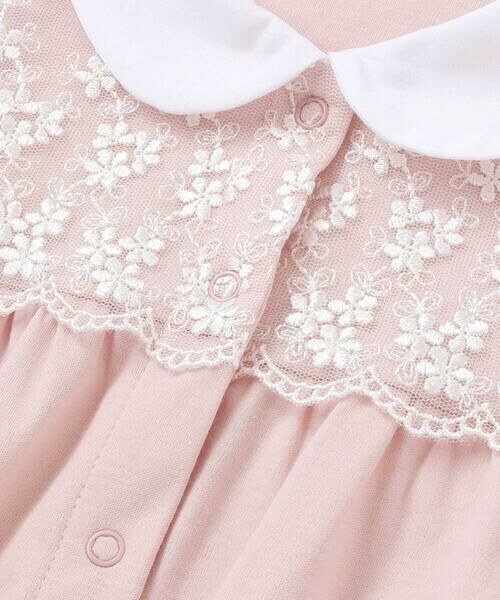 Tartine et Chocolat / タルティーヌ エ ショコラ ロンパース | 【日本製】襟付きレースカバーオールベビー（70〜80cm） | 詳細8