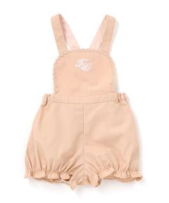 Tartine et Chocolat / タルティーヌ エ ショコラ その他雑貨 | ロゴ刺しゅうレースサロペットベビー(80-90cm)