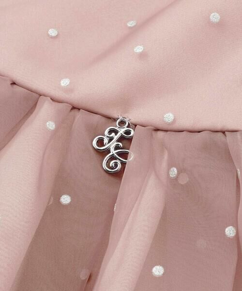 Tartine et Chocolat / タルティーヌ エ ショコラ ドレス | 【日本製】サテン×マットオーガンジードットドレス(100〜140cm) | 詳細10