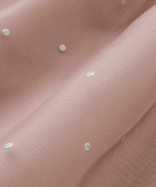 Tartine et Chocolat / タルティーヌ エ ショコラ ドレス | 【日本製】サテン×マットオーガンジードットドレス(100〜140cm) | 詳細13