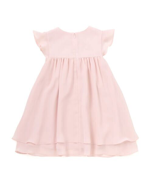 Tartine et Chocolat / タルティーヌ エ ショコラ ドレス | 梨地リボン付け襟2WAYドレス(90〜130cm) | 詳細7