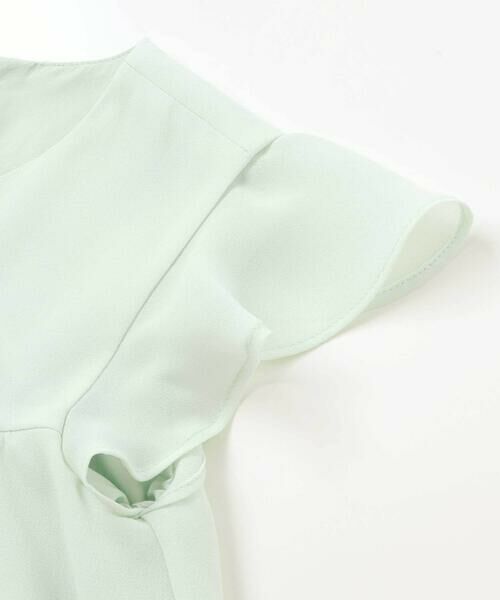 Tartine et Chocolat / タルティーヌ エ ショコラ ドレス | 梨地リボン付け襟2WAYドレス(90〜130cm) | 詳細17
