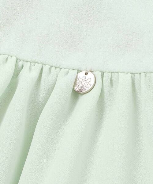 Tartine et Chocolat / タルティーヌ エ ショコラ ドレス | 梨地リボン付け襟2WAYドレス(90〜130cm) | 詳細18