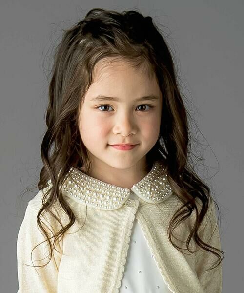 Tartine et Chocolat / タルティーヌ エ ショコラ マフラー・ショール・スヌード・ストール | パールモチーフつけ襟 | 詳細2