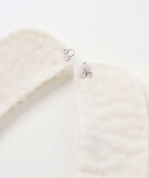 Tartine et Chocolat / タルティーヌ エ ショコラ マフラー・ショール・スヌード・ストール | パールモチーフつけ襟 | 詳細6