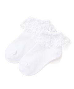 Tartine et Chocolat / タルティーヌ エ ショコラ ソックス | 【日本製】【お揃い】チュールレースソックス（13〜21cm）