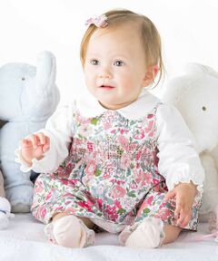 Tartine et Chocolat / タルティーヌ エ ショコラ ベビー・キッズウエア | 【日本製】【お揃い】リバティビエラ(DaisyMorisia)ブルマ付きワンピースベビー(70〜90cm)