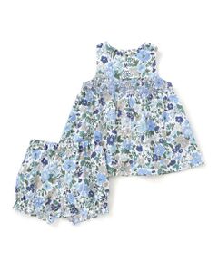 Tartine et Chocolat / タルティーヌ エ ショコラ ベビー・キッズウエア | 【日本製】【お揃い】リバティビエラ(DaisyMorisia)ブルマ付きワンピースベビー(70〜90cm)