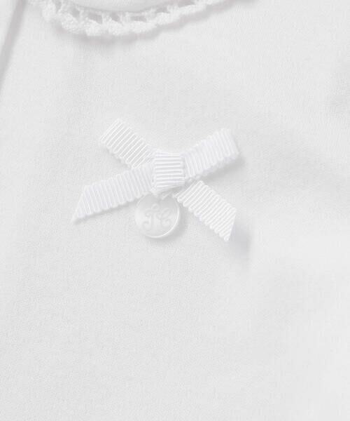 Tartine et Chocolat / タルティーヌ エ ショコラ ベビー・キッズウエア | 【お揃い】バイオシルスムース襟レースリボンブラウスベビー(70〜90cm) | 詳細5