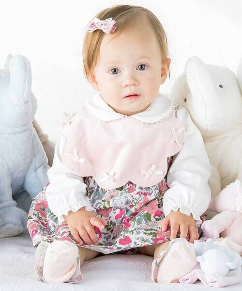 Tartine et Chocolat / タルティーヌ エ ショコラ ベビー・キッズグッズ | 【お揃い】リバティビエラ(DaisyMorisia)×ベロアリバーシブルスタイ | 詳細1