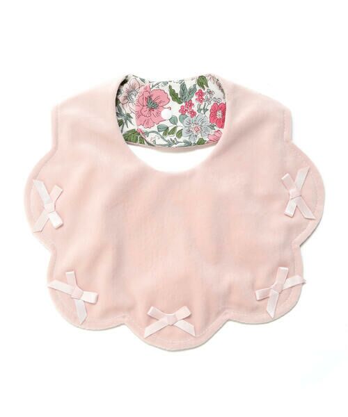 Tartine et Chocolat / タルティーヌ エ ショコラ ベビー・キッズグッズ | 【お揃い】リバティビエラ(DaisyMorisia)×ベロアリバーシブルスタイ | 詳細2