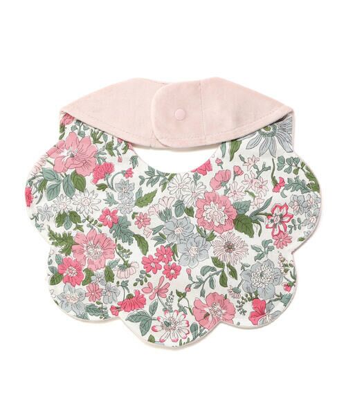 Tartine et Chocolat / タルティーヌ エ ショコラ ベビー・キッズグッズ | 【お揃い】リバティビエラ(DaisyMorisia)×ベロアリバーシブルスタイ | 詳細3