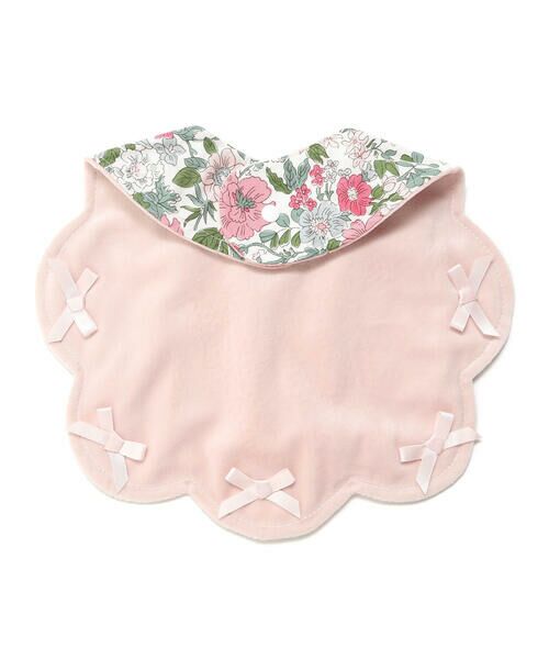 Tartine et Chocolat / タルティーヌ エ ショコラ ベビー・キッズグッズ | 【お揃い】リバティビエラ(DaisyMorisia)×ベロアリバーシブルスタイ | 詳細5